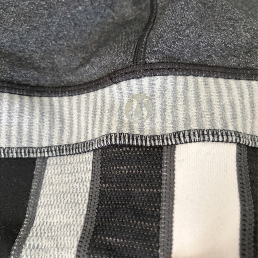 Lululemon vintage groove pants dark gray reversible size 10 high rise flare - Picture 4 of 5